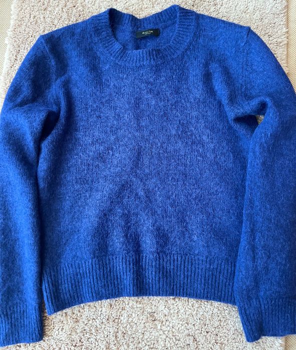 Пуловер Massimo Dutti от алпака и вълна, XS–S – Made in Italy