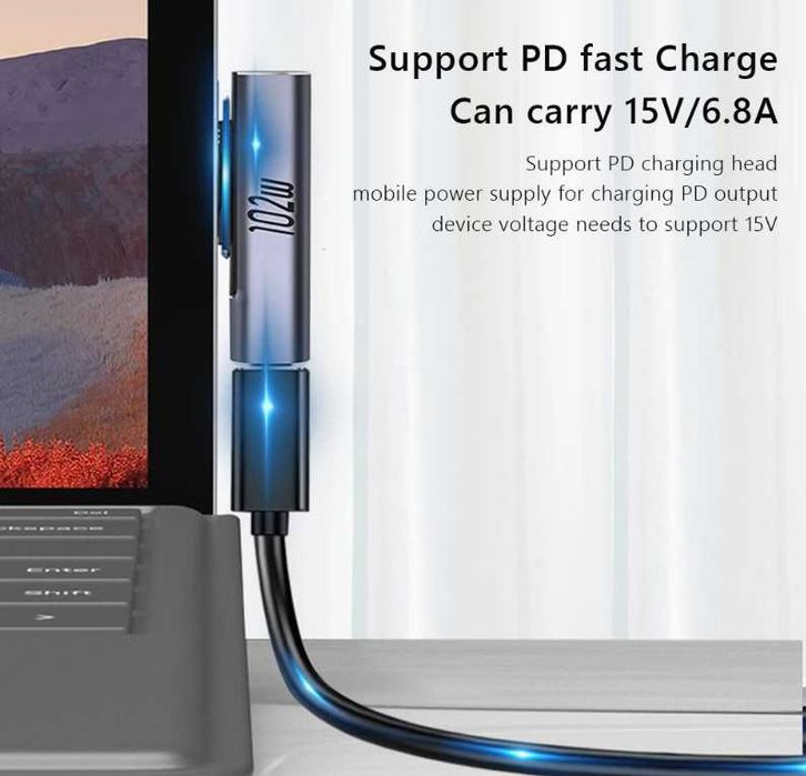 Mufa , adaptor alimentare Surface Pro 3 4 5 6 Go Surface Book 1 2 3
