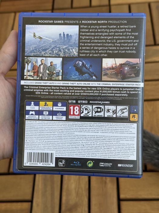 Grand Theft Auto V - ps4