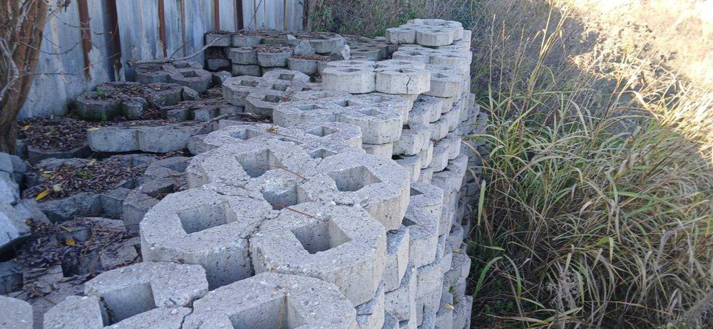 Тротоарни плочки, бордюри, паркинг елементи и др. Стеоителни материали