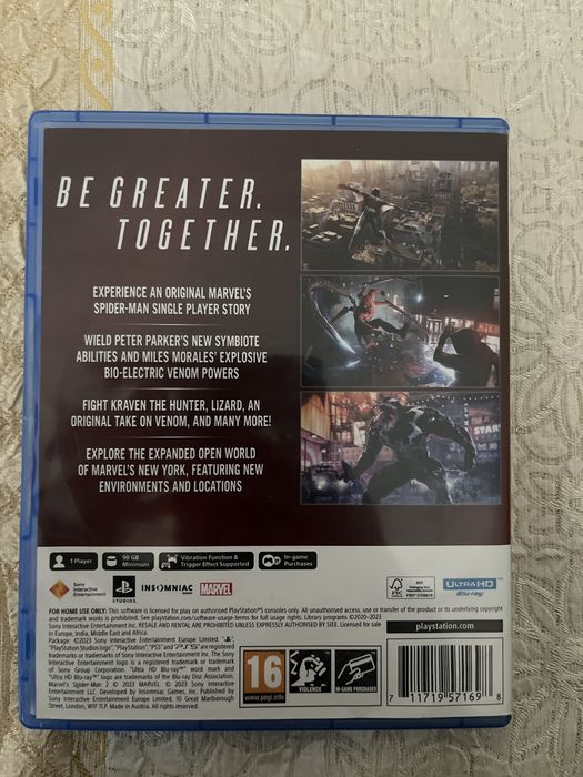 Диск для PS игра «Человек-Паук 2»