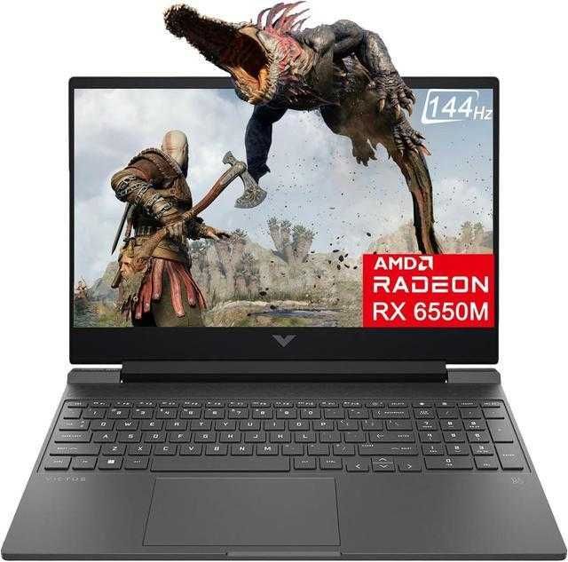 HP Victus 15.6"  144Hz Ryzen 5-7535HS DDR5 8GB SSD 512GB RX6550M 4GB