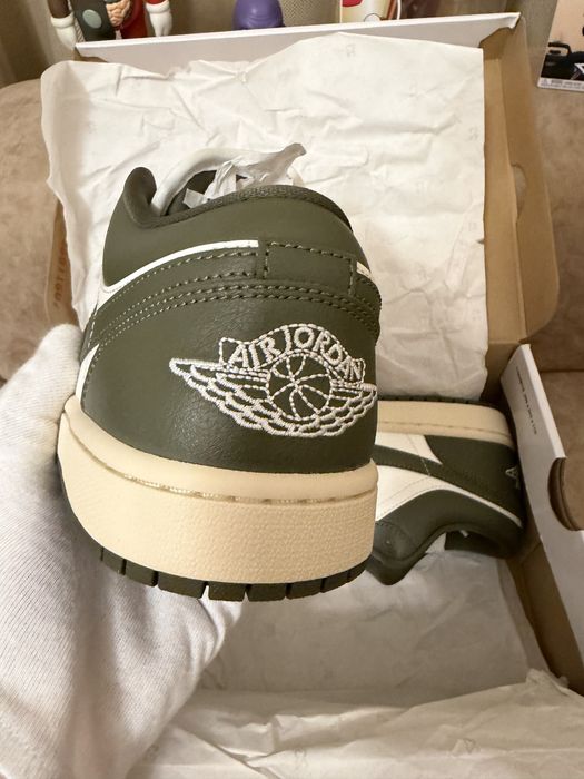Оригинальные Nike Air Jordan 1 Low "Medium Olive"