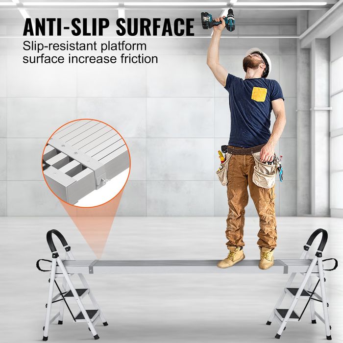 Placa de Lucru din Aluminiu Telescopica 1.8-2.7m 226.8kg