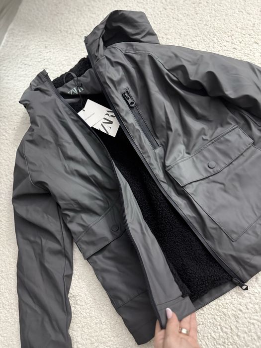Jacheta imblanita si impermeabila Zara-140cm