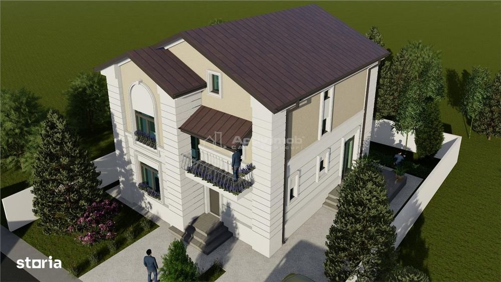 Casa Individuala - Primaria Tunari - 7 camere -4 bai - 280mp - 300mp t