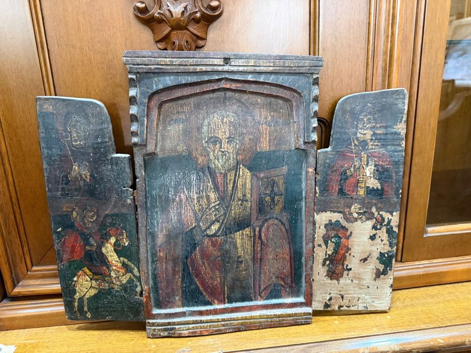 Icoana religioasa triptic