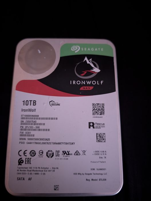 10, 12 ,16, 18 TB HDD SATA & SAS Hard Disk  Drives