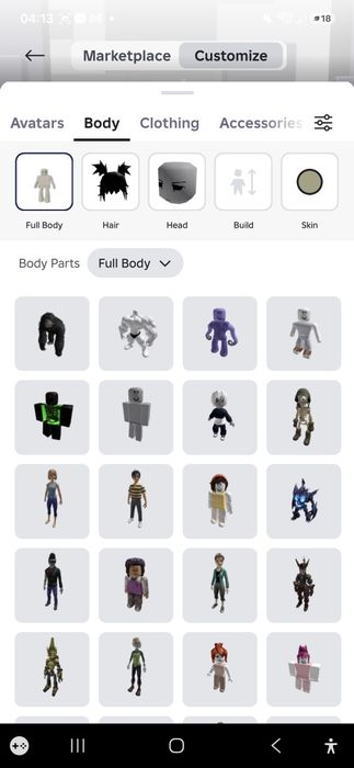 Roblox acc с 2018