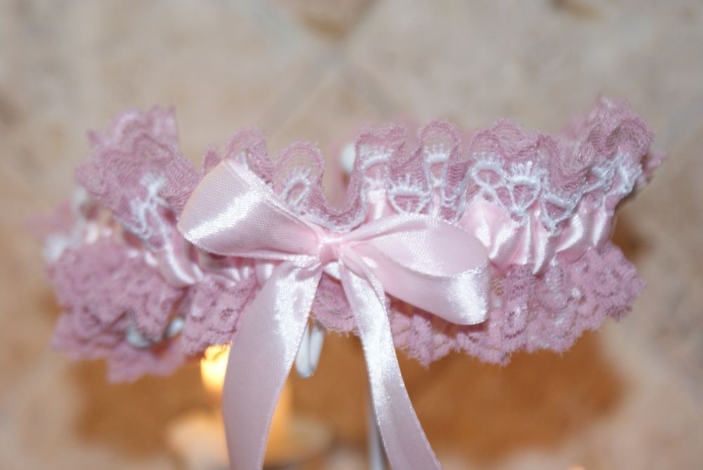 Jartiera mireasa NOUA hand made 100% in Romania Bridal garter