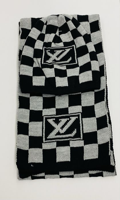 Комплект шал и шапка