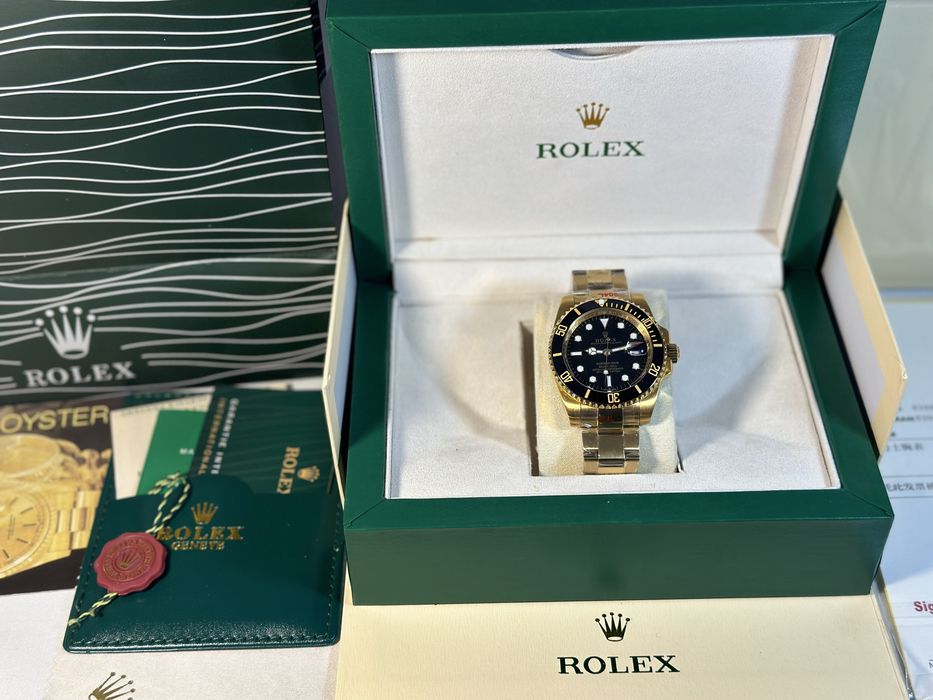 Rolex Submariner Gold And Black Dial 41 mm