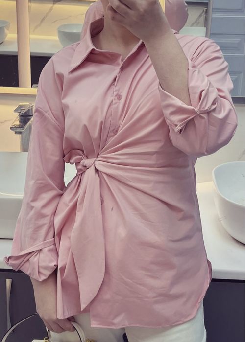 Женские розовые рубашки