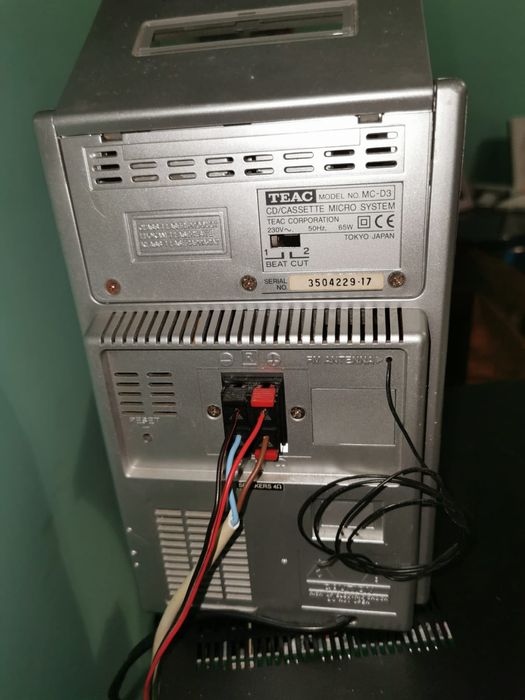 TEAC radio cd și caseta in stare de funcționare