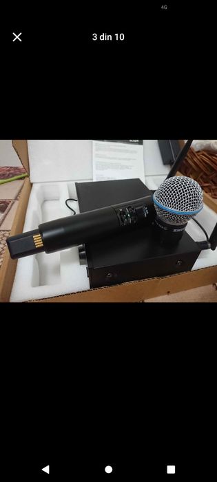 Microfon wireless digital slx 4 cu beta 58 a,impecabil