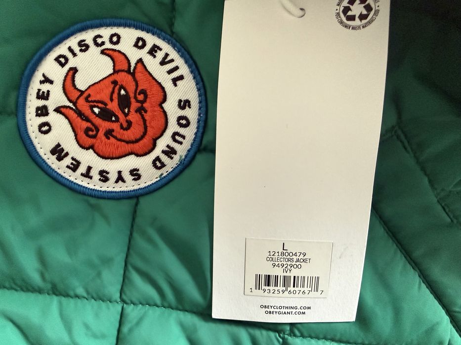 OBEY Collectors Quilted Jacket ОРИГИНАЛНО мъжко яке - М-L