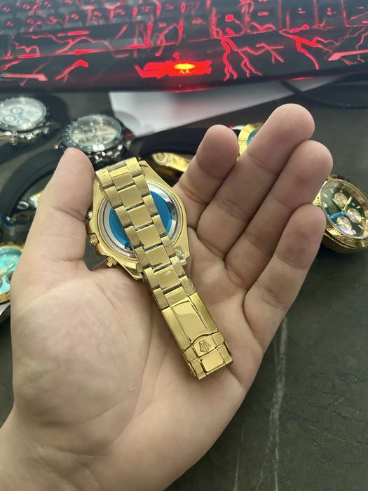 Ceas Cosmograph model 3 gold verde