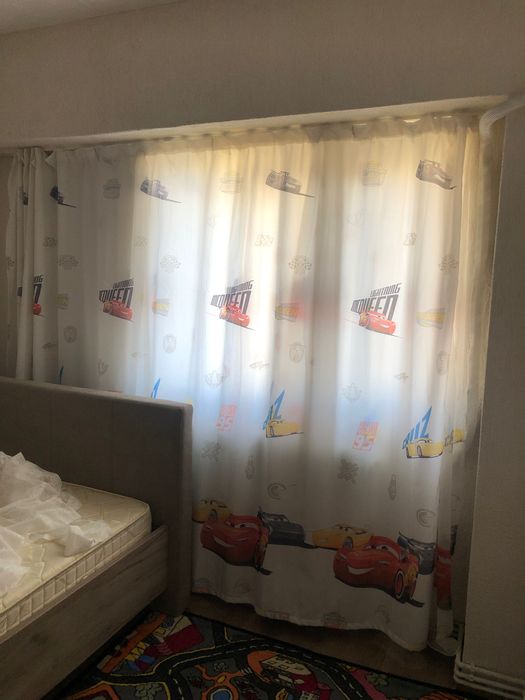 Perdea si draperie pentru copii Cars cu masini