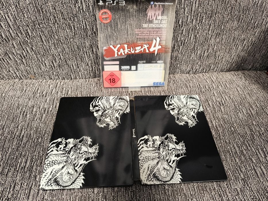 Yakuza 4 Kuro, Kiwami, Kiwami 2 Steelbook Edition PS3 PS4