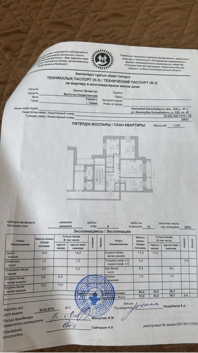 Продам 3-х комнатную квартиру