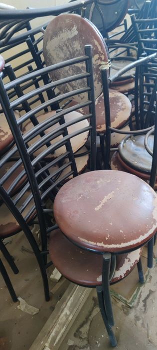 Стулья металические б/у