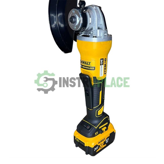 Акумулаторен ъглошлайф DeWalt XR 24V 5Ah TSTAK Девалт ФЛЕКС