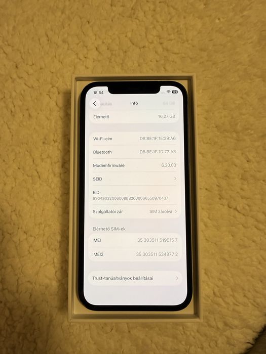 Iphone 12-64GB full box