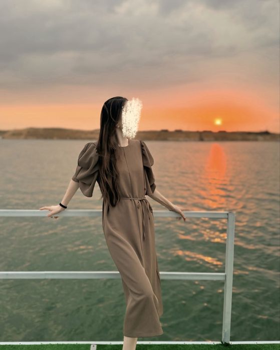 Қоңыр түсті көйлек сатылады!