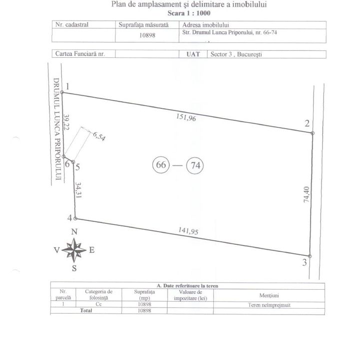 Teren 11.000 mp Pallady - Splaiul Unirii |Deschidere 74 m|Oportunitate
