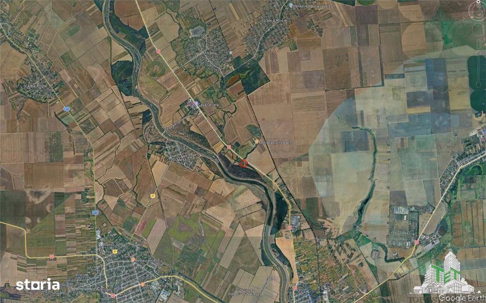 Teren intravilan 80 HA, Oltenita jud Calarasi, pozitionare strategica