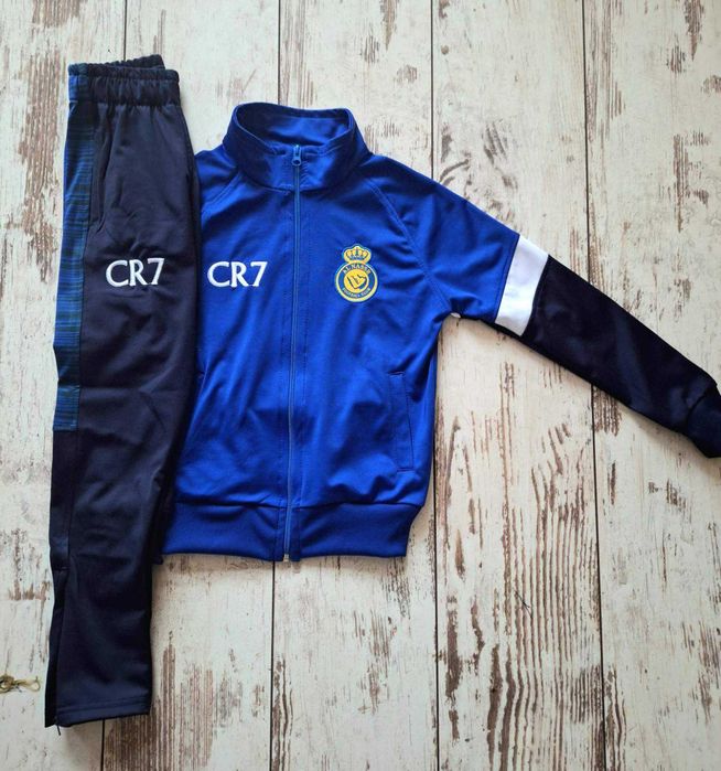 Нов сезон Ал насър РОНАЛДО спортен детски Анцуг комплект с бродерия