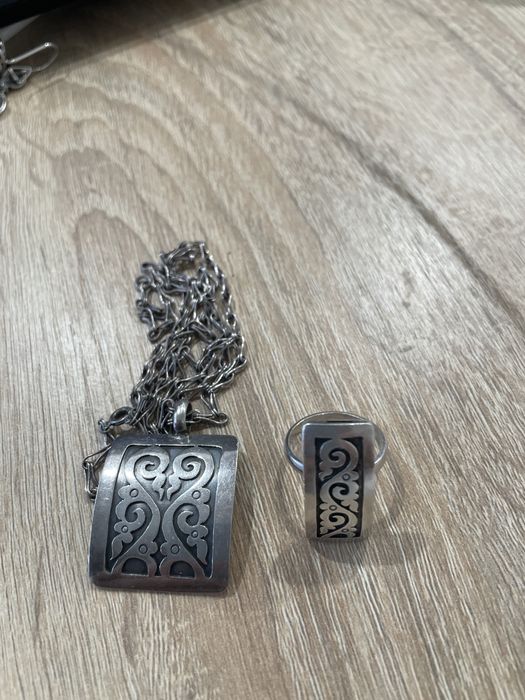 Продам набор серебро ручной работы