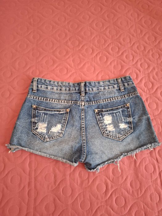 Дънкови къси панталонки