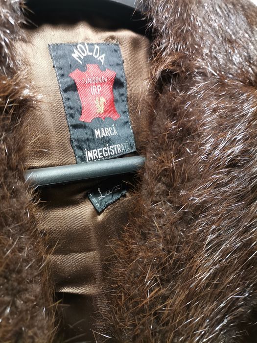 Haină de blana naturală vintage Molda IRP-autentica