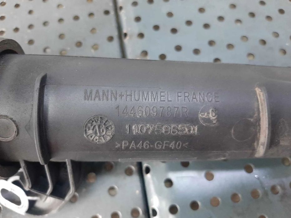 tubulatura furtun intercooler  k9kf647 1.5 dci renault kadjar 2017  144609787r