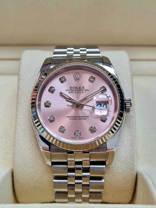 rolex Datejust 36mm Pink/розов