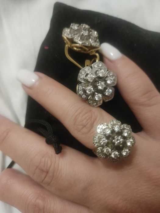 Набор бриллианты золото