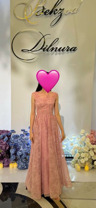 нежное вечерное платье