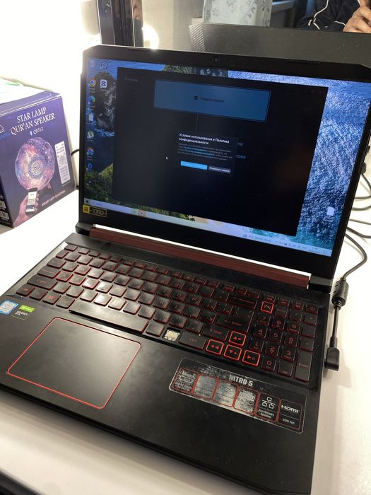 Игровой ноутбук acer