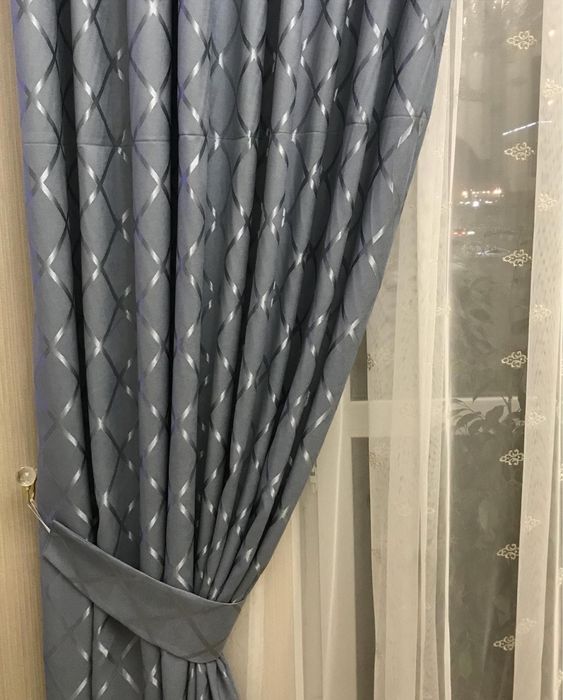 Комплект шторы с тюлями