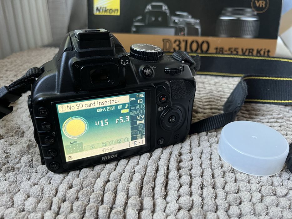 Aparat Foto Dsrl Nikon d3100 + obiectiv Nikkor