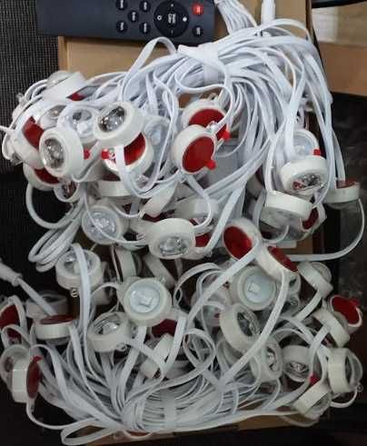 Интелигентни външни светлини LPHIANX, 30 м, 80 LED, RGB смарт