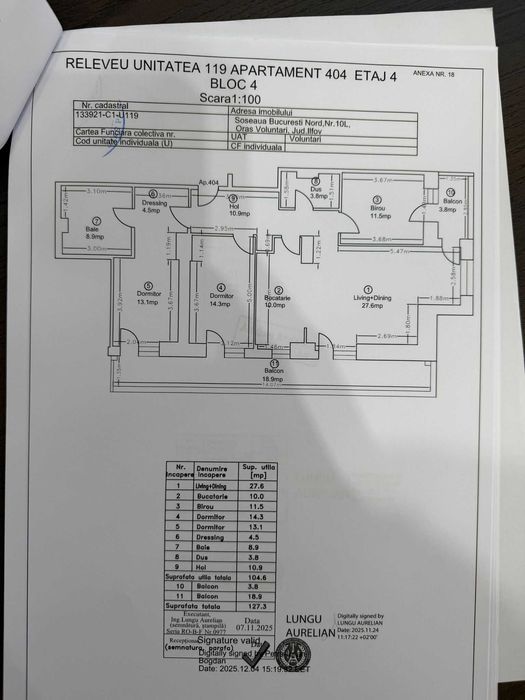 Apartament exclusivist de 4 camere | 127 mp | Design interior de autor | 2 locuri de parcare | Pipera