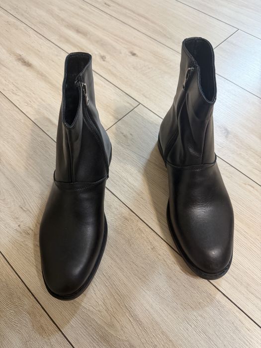 Полусапоги кожаные