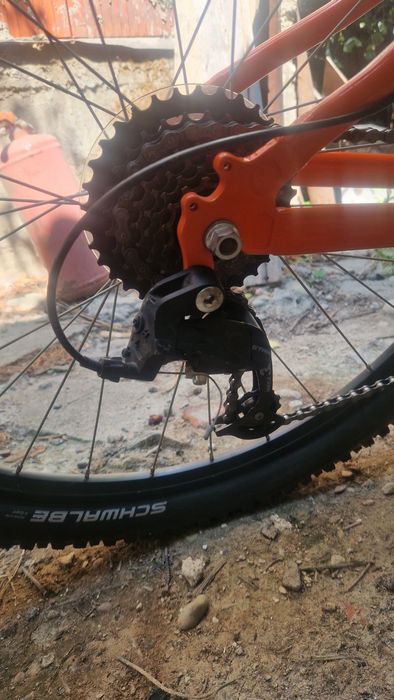 Rockrider bicicleta st500 portocaliu