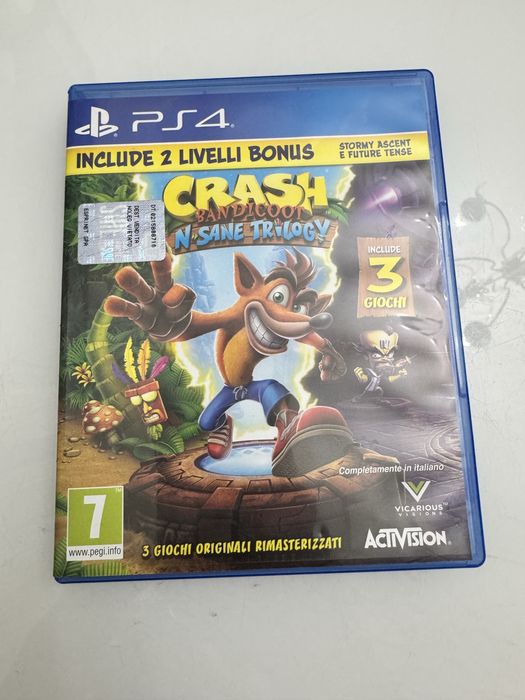 Диск PS4 Crash Bandicoot N'sane Trilogy
