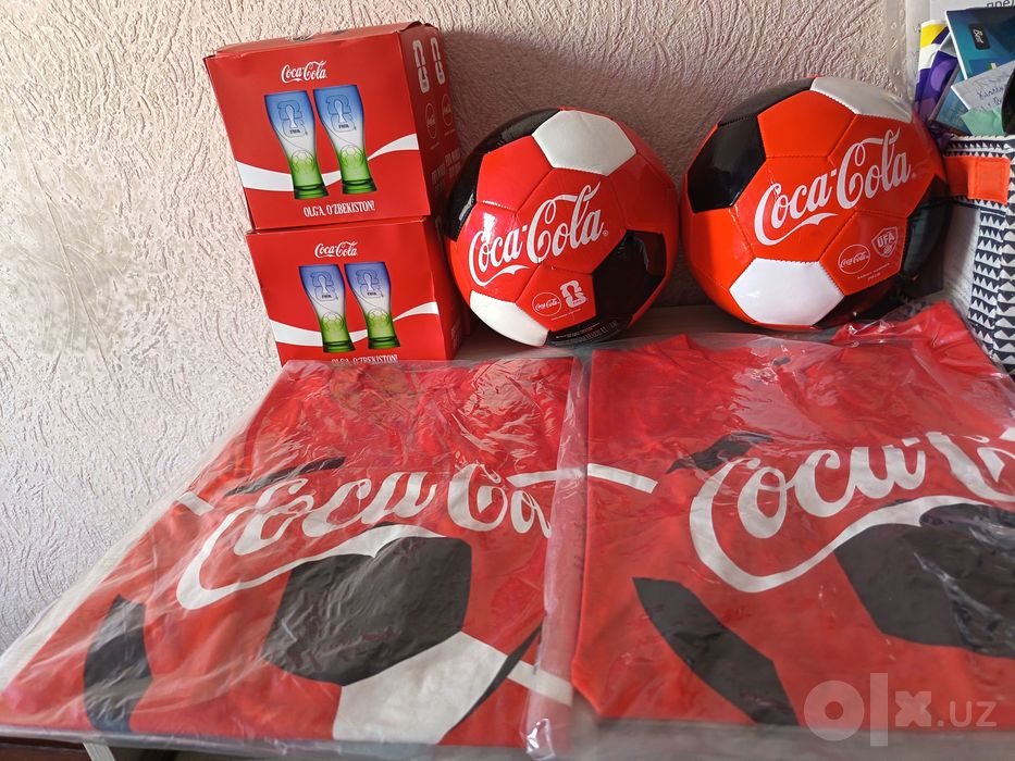 Бокалы от Coca-Cola новые.