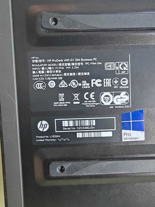 Mini Pc HP ProDesk 400 G1