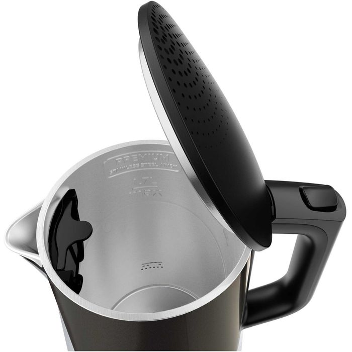 Fierbator Tefal Digital KI831E10, 5 trepte de temperatura, functie Pastrare la cald, filtru anticalcar detasabil, negru