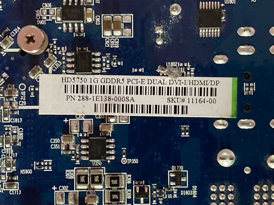 Видео карта AMD RADEON SAPPHIRE HD 5750 1GB 128BIT